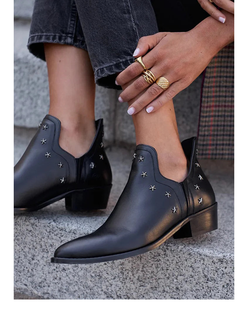 Starry Ankle Boots
