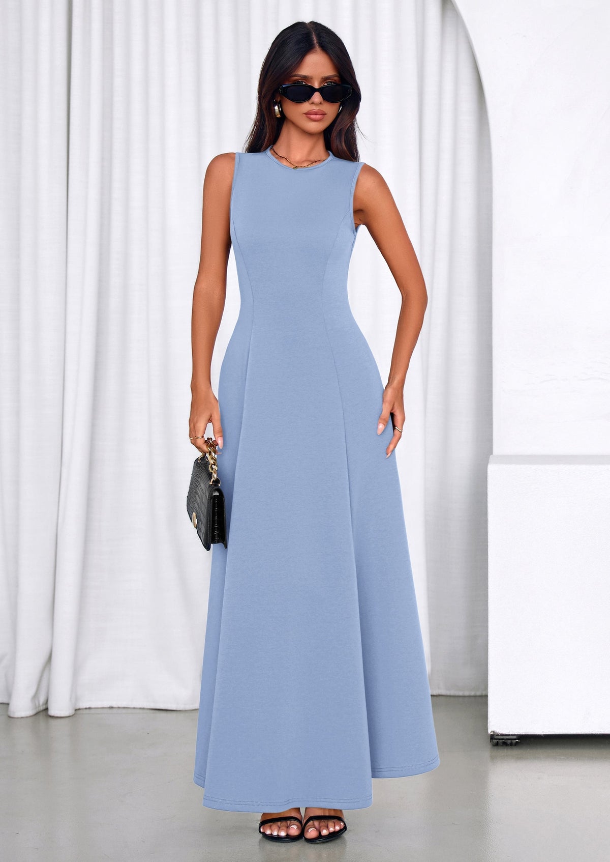 Swing A-Line Maxi Dress - Tank, Cocktail - photo 41