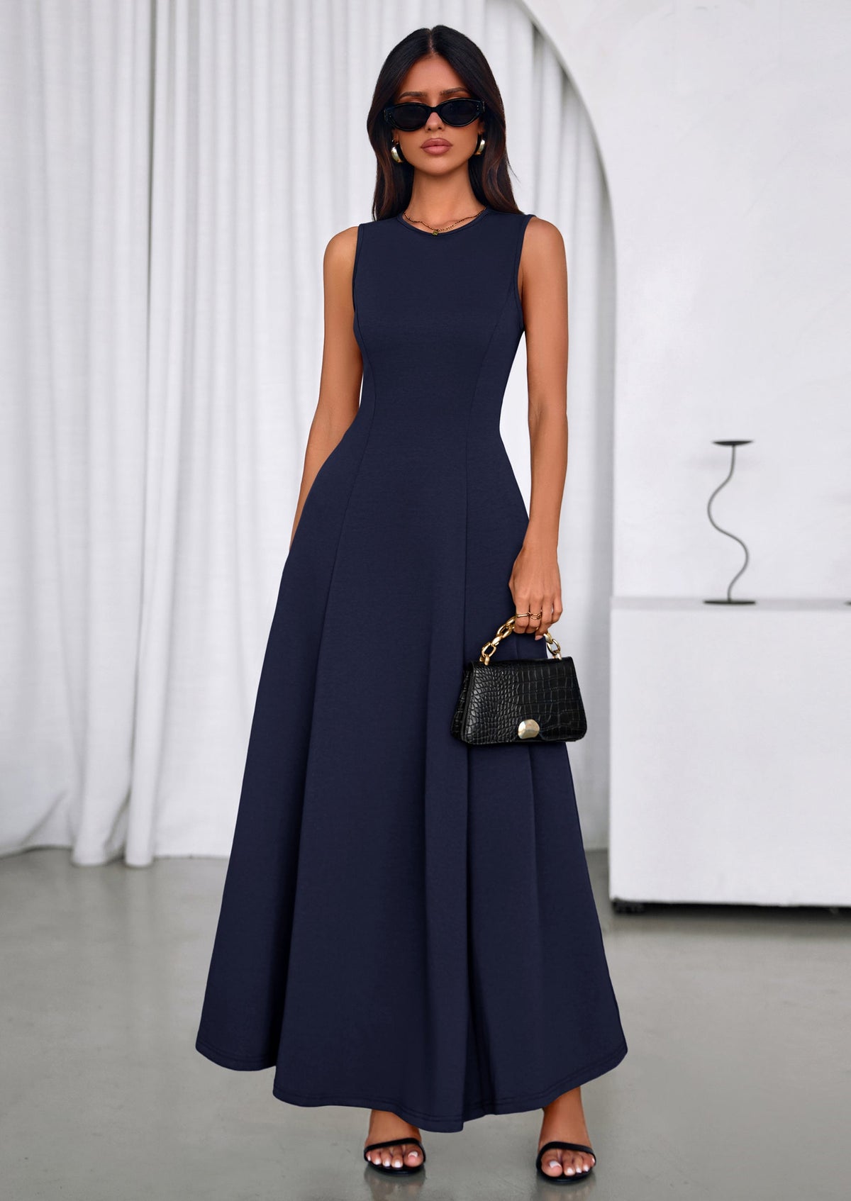 Swing A-Line Maxi Dress - Tank, Cocktail - photo 14