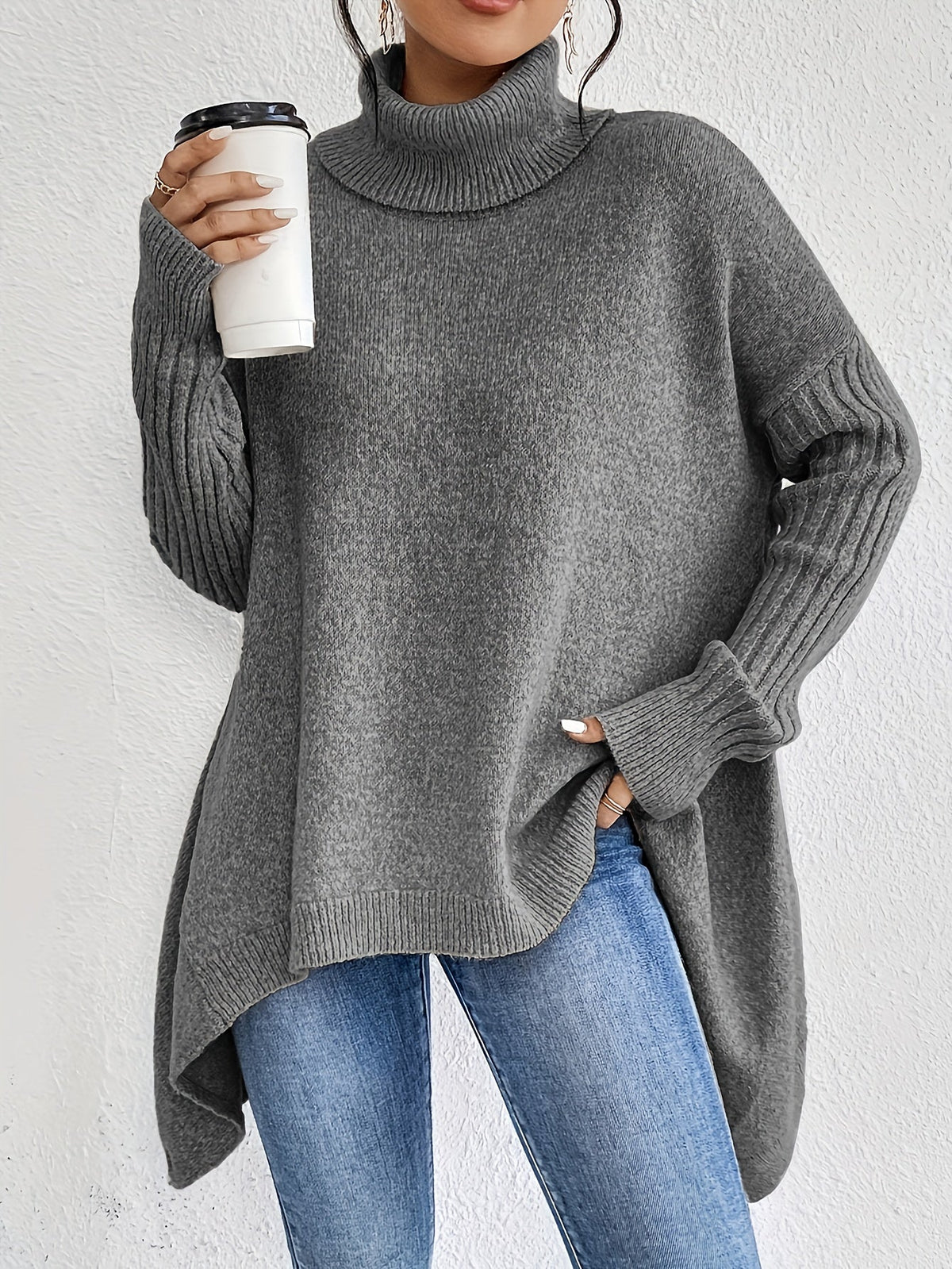 Alessia cozy knit sweater relaxed silhouette soft breathable fabric perfect for layering