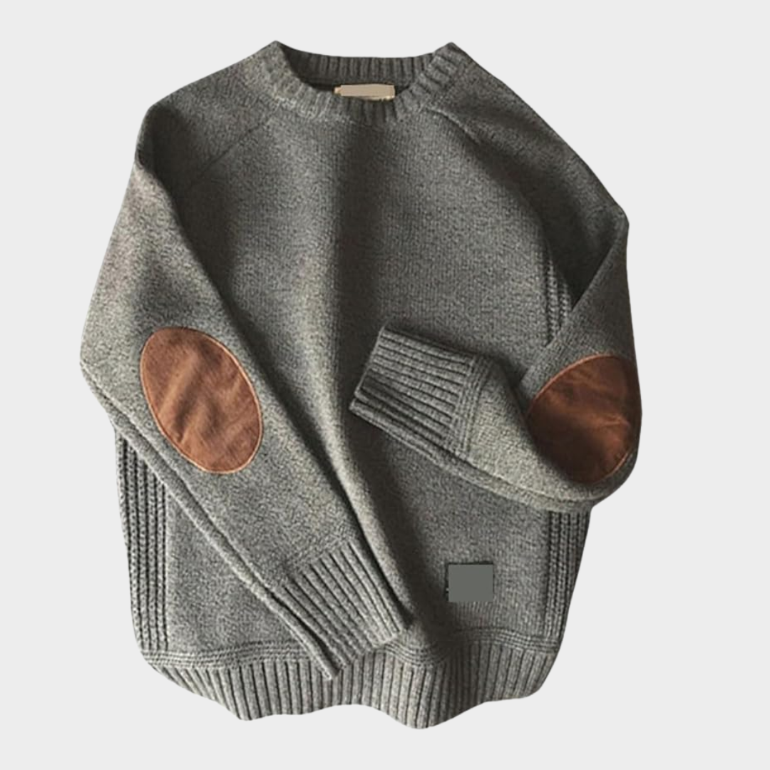 Brandon Elbow Patch Sweater