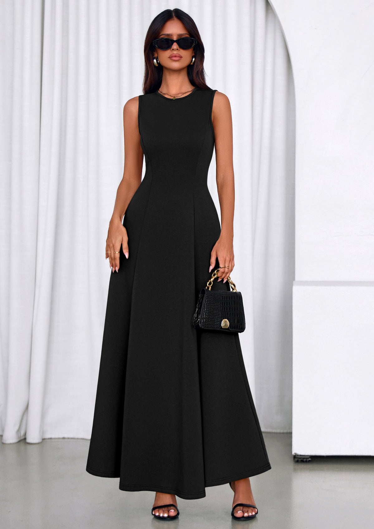 Swing A-Line Maxi Dress - Tank, Cocktail - photo 10