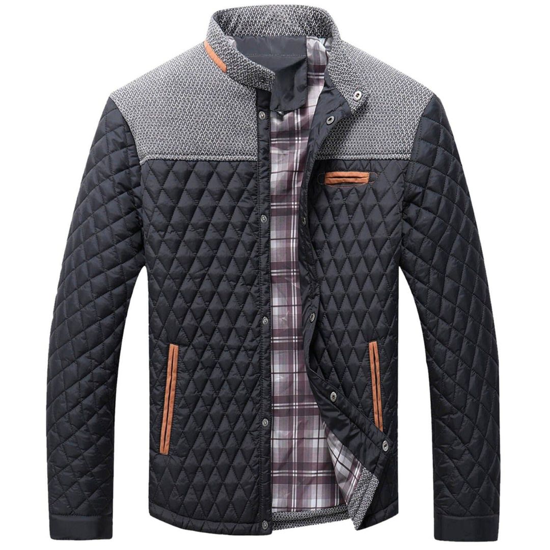 Orsenvi Quilted Mens Jacket Lightweight Warm Comfort