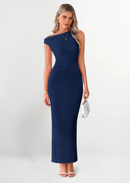 Mesh Bodycon Maxi Dress - One-Shoulder, Wedding Guest - photo 20