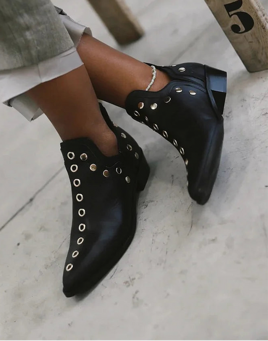 Studded Pointed Boots