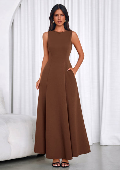 Swing A-Line Maxi Dress - Tank, Cocktail - photo 17