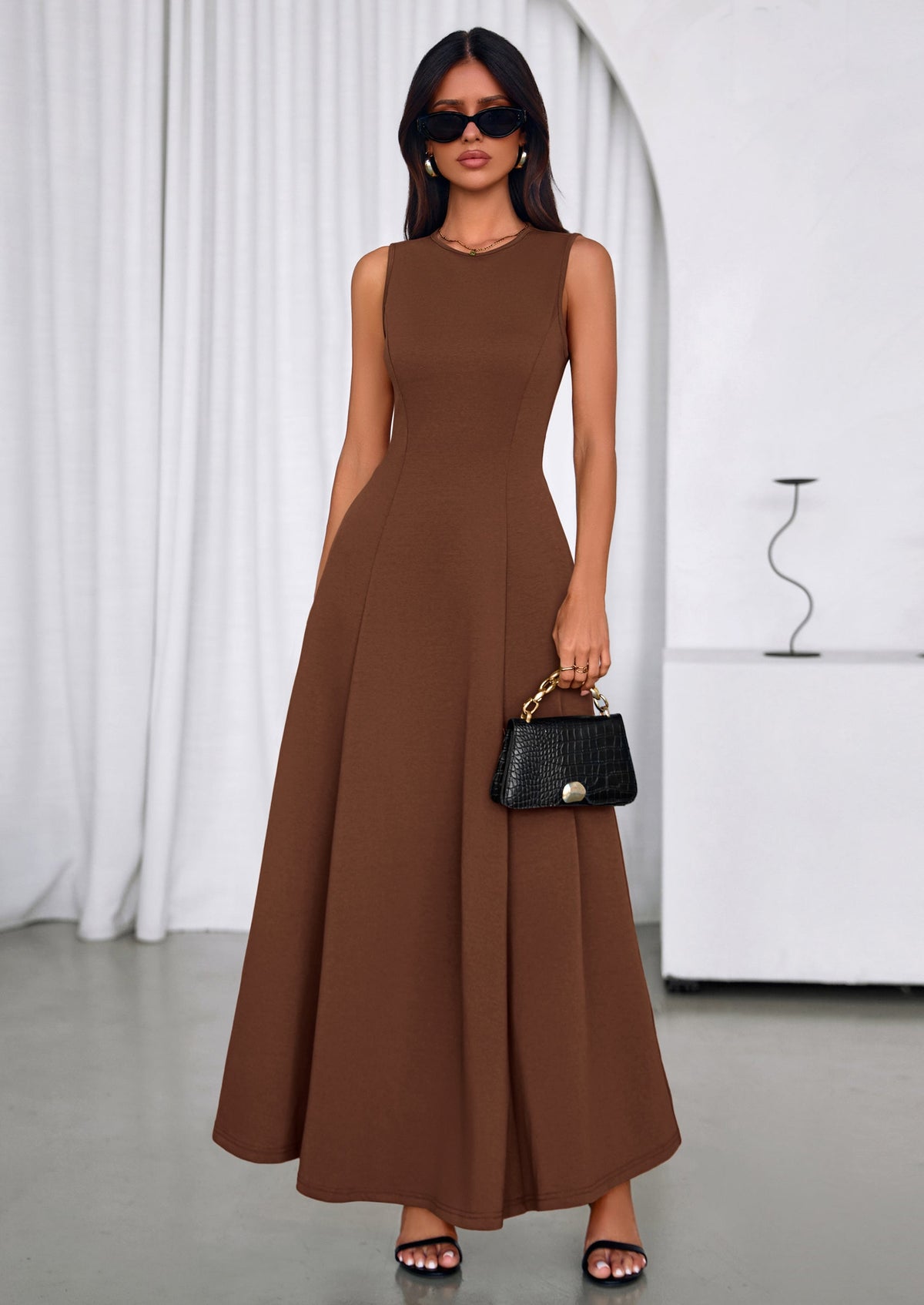 Swing A-Line Maxi Dress - Tank, Cocktail - photo 19