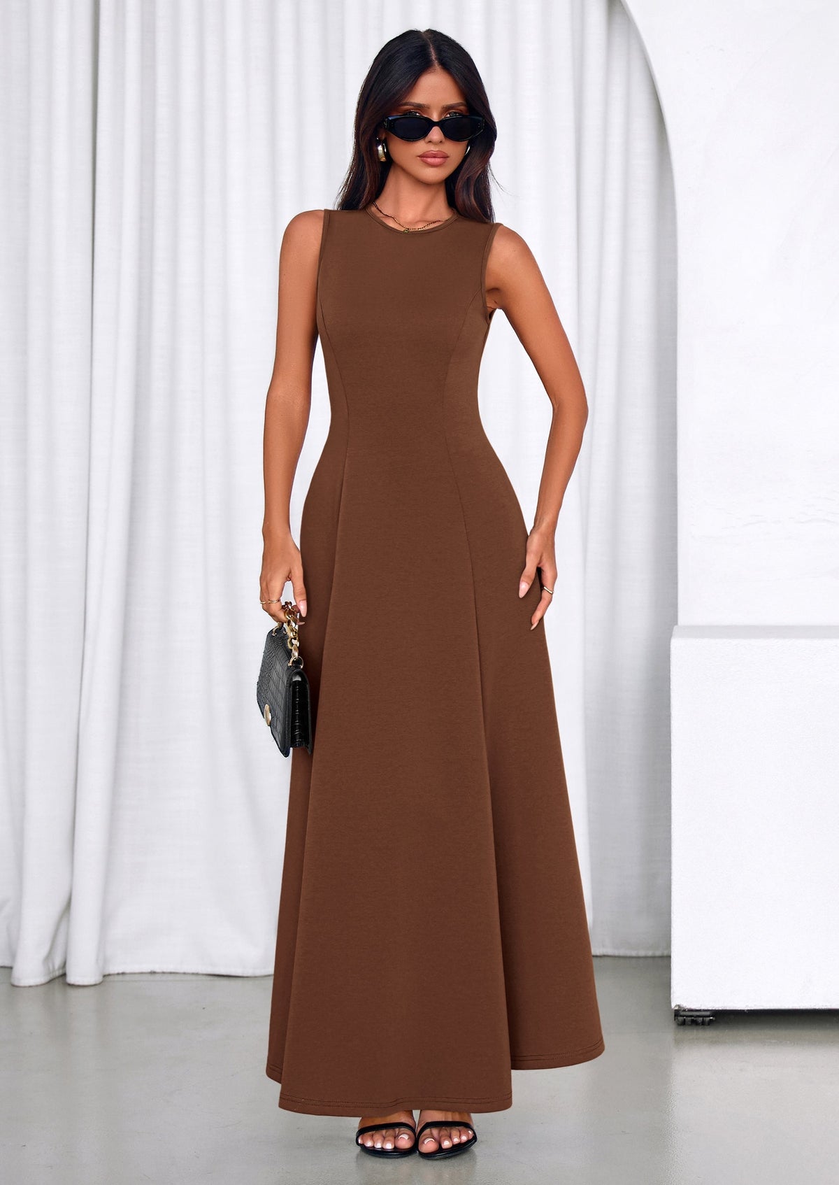 Swing A-Line Maxi Dress - Tank, Cocktail - photo 21