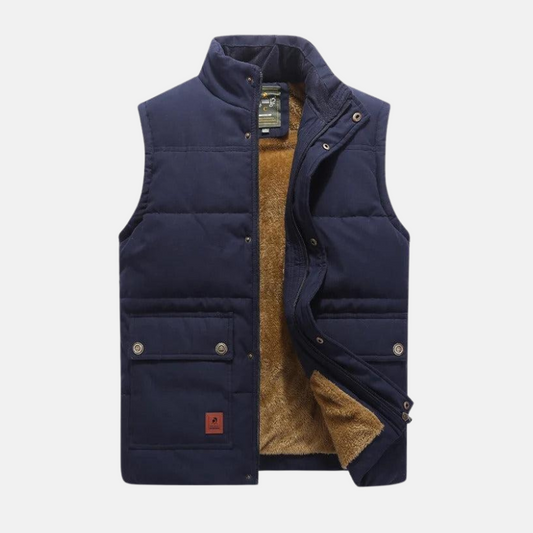 Men's Quilted Woven Vest