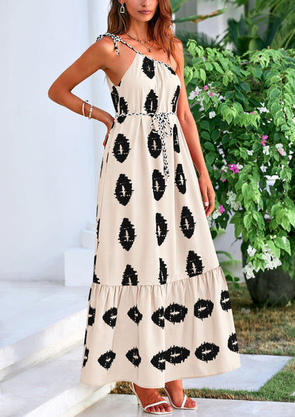 Flowy Maxi Dress - One-Shoulder, Boho - photo 29