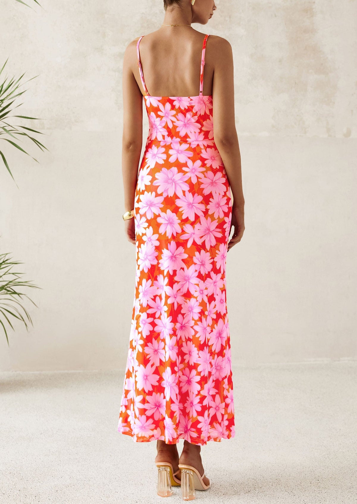 Floral Bodycon Maxi Dress - Sleeveless, Cocktail - photo 27