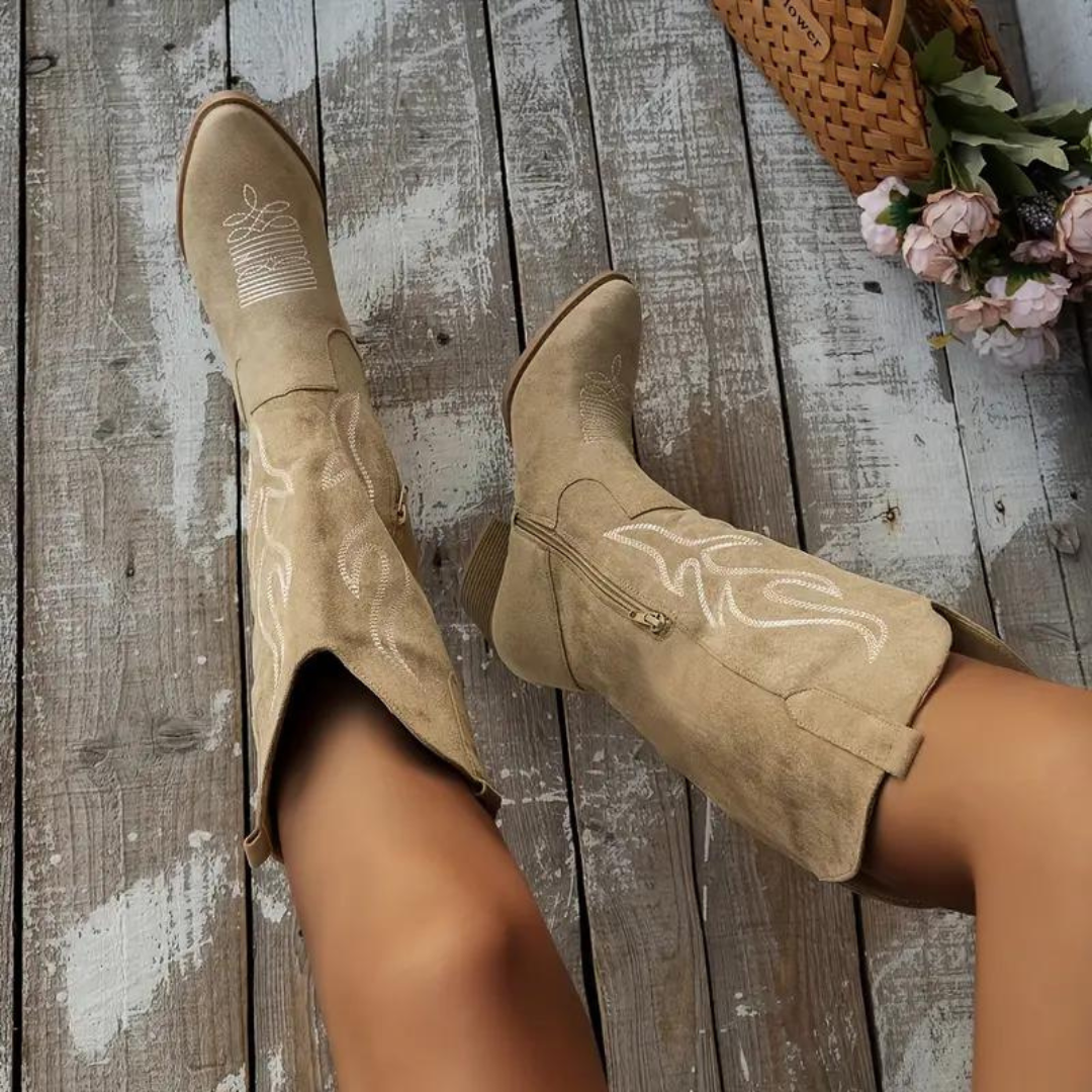 Joyce - Western Cowboy Boots