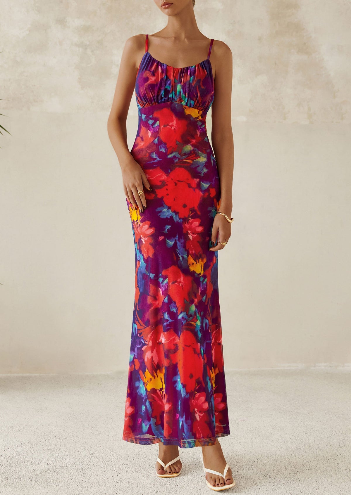 Floral Bodycon Maxi Dress - Sleeveless, Cocktail - photo 12