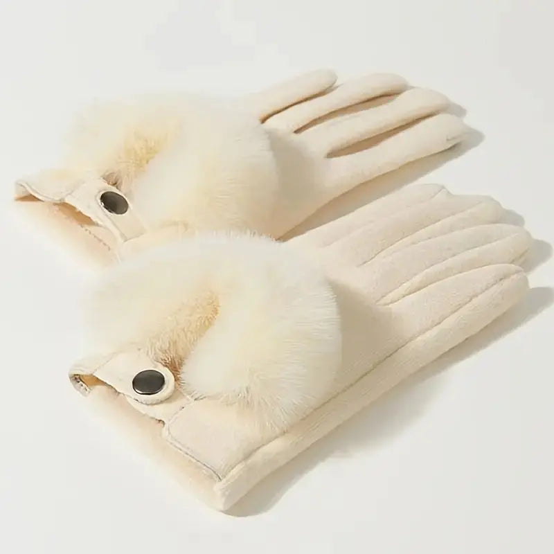 Evelyn Faux Fur Winter Gloves