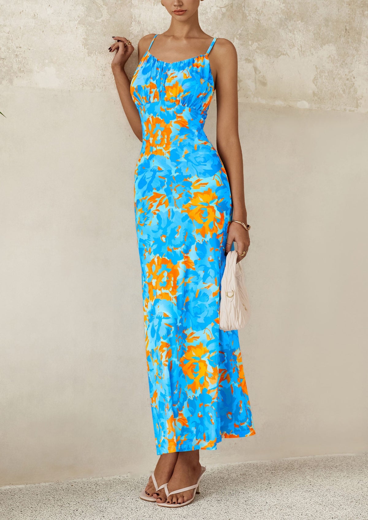 Floral Bodycon Maxi Dress - Sleeveless, Cocktail - photo 5
