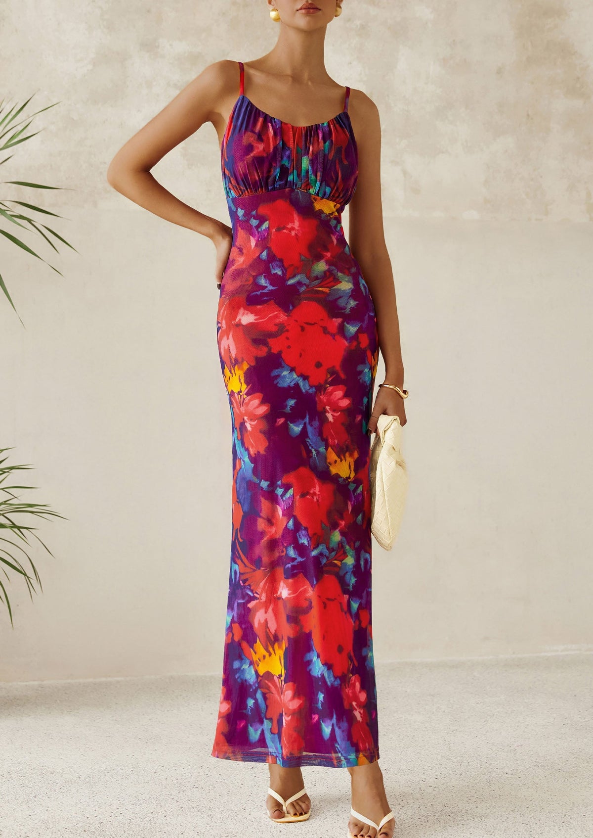 Floral Bodycon Maxi Dress - Sleeveless, Cocktail - photo 10
