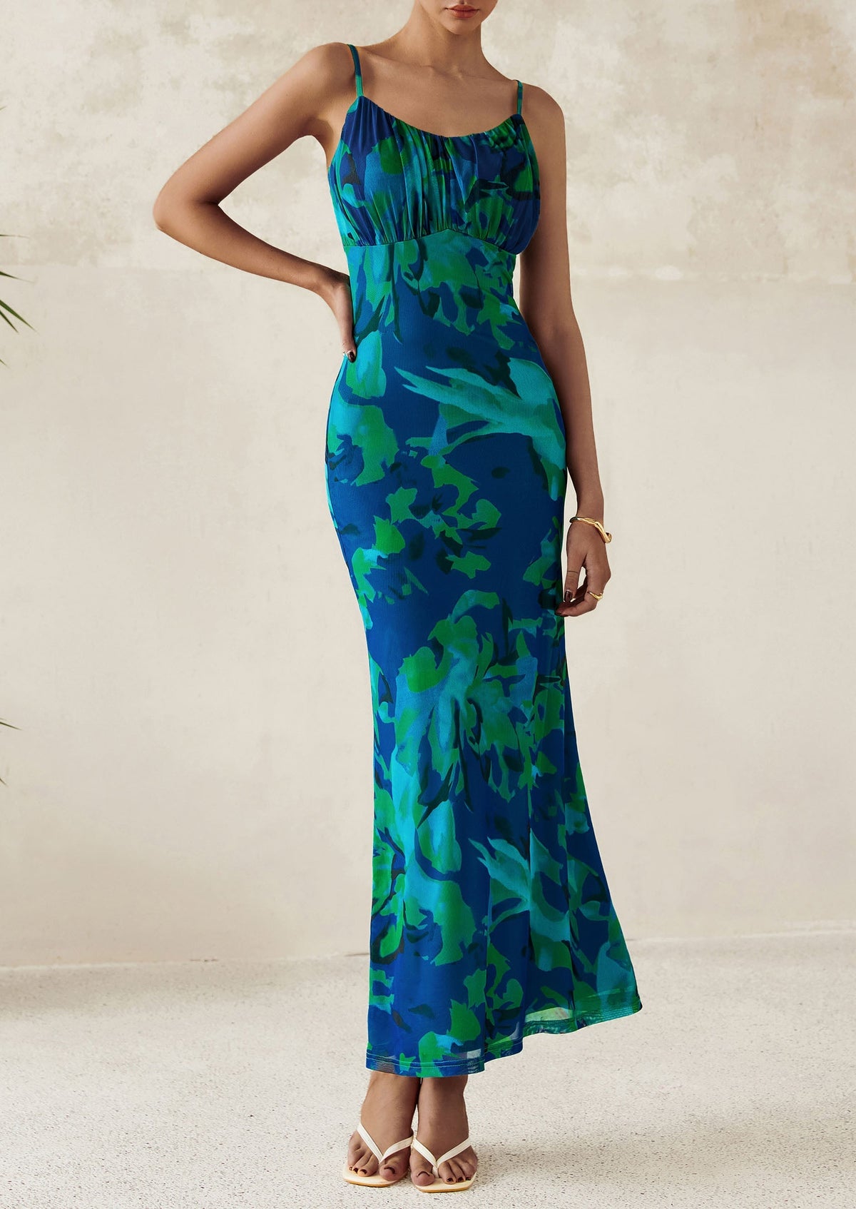 Floral Bodycon Maxi Dress - Sleeveless, Cocktail - photo 34