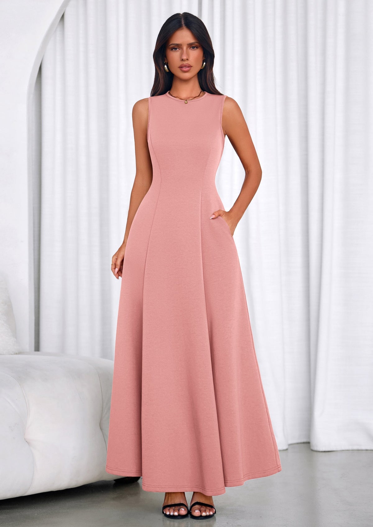 Swing A-Line Maxi Dress - Tank, Cocktail - photo 32