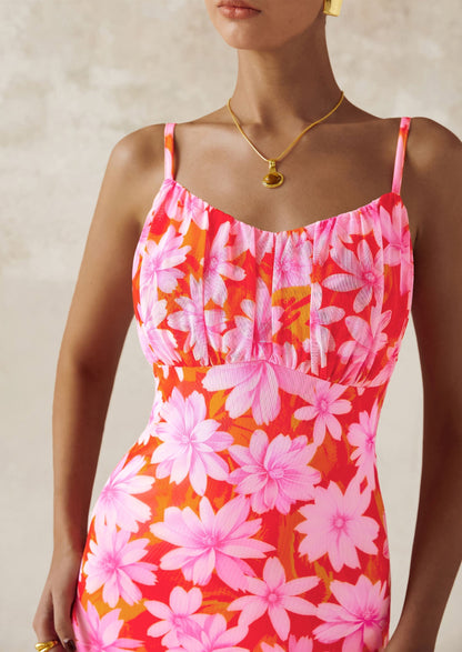 Floral Bodycon Maxi Dress - Sleeveless, Cocktail - photo 29