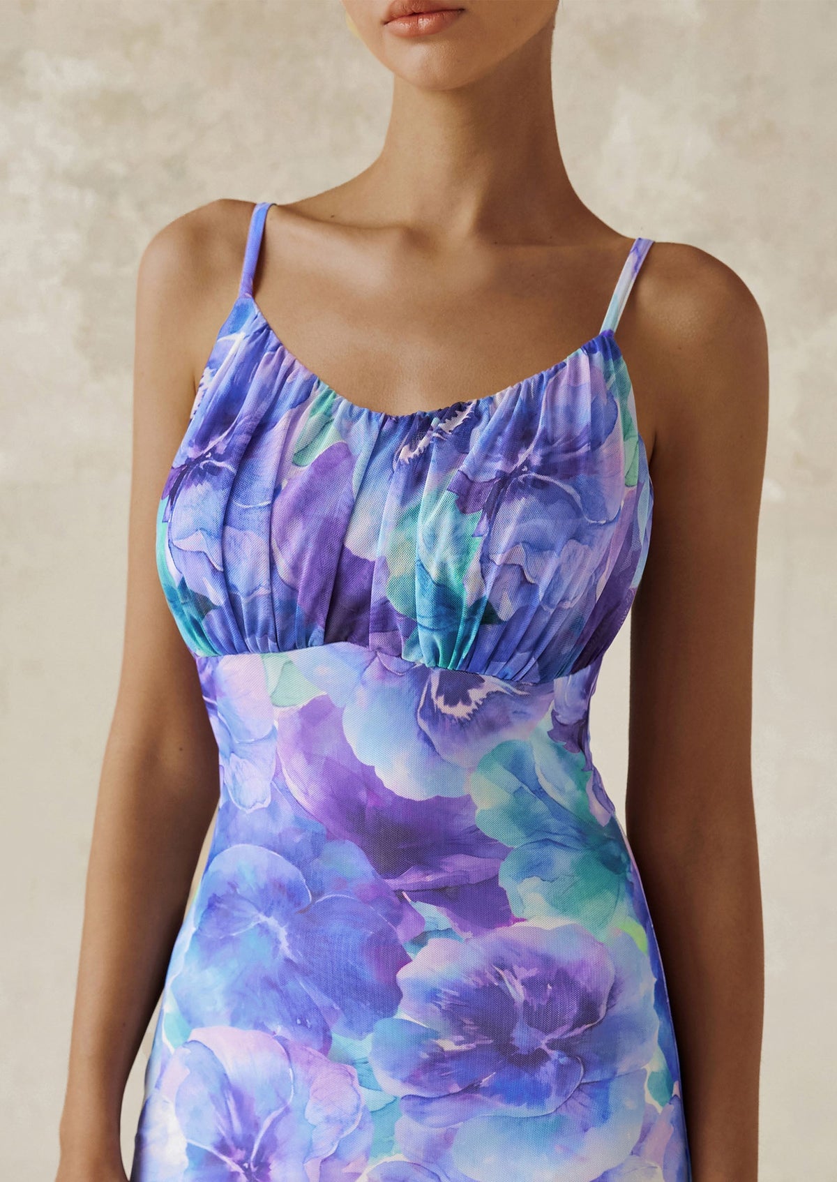 Floral Bodycon Maxi Dress - Sleeveless, Cocktail - photo 61