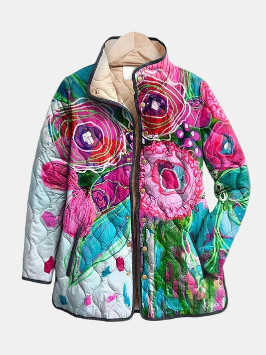 Elegant Floral Patterned Jacket