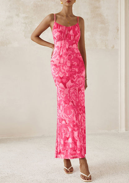 Floral Bodycon Maxi Dress - Sleeveless, Cocktail - photo 23