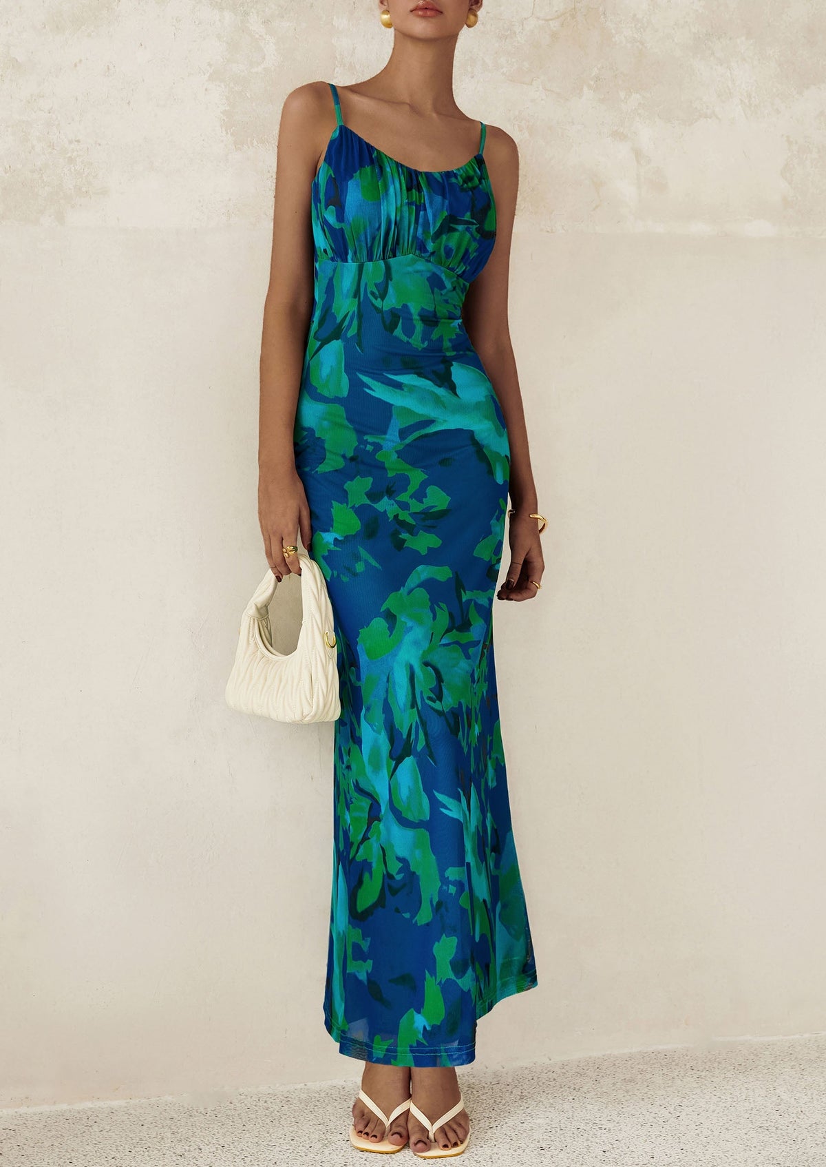 Floral Bodycon Maxi Dress - Sleeveless, Cocktail - photo 41