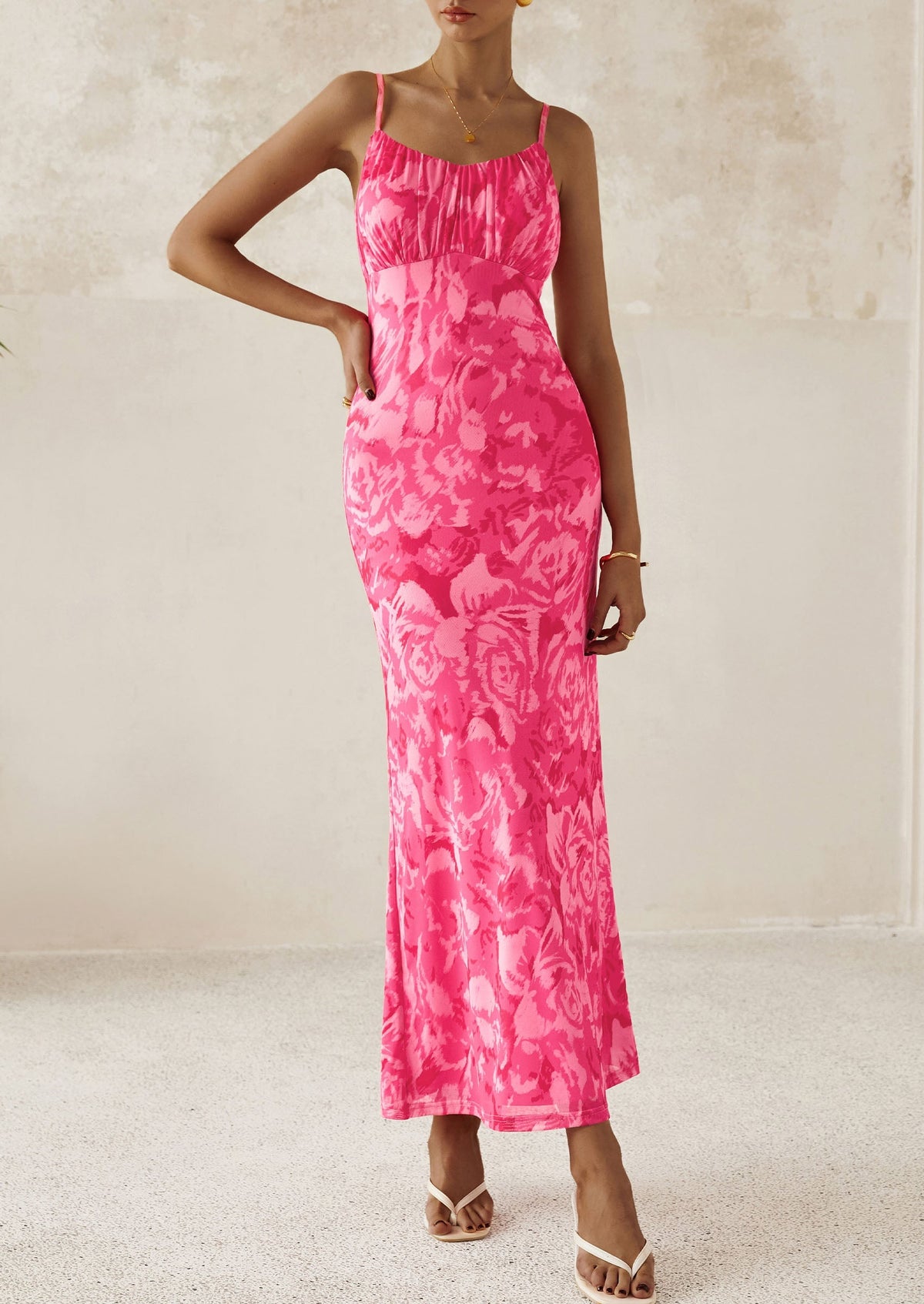 Floral Bodycon Maxi Dress - Sleeveless, Cocktail - photo 18