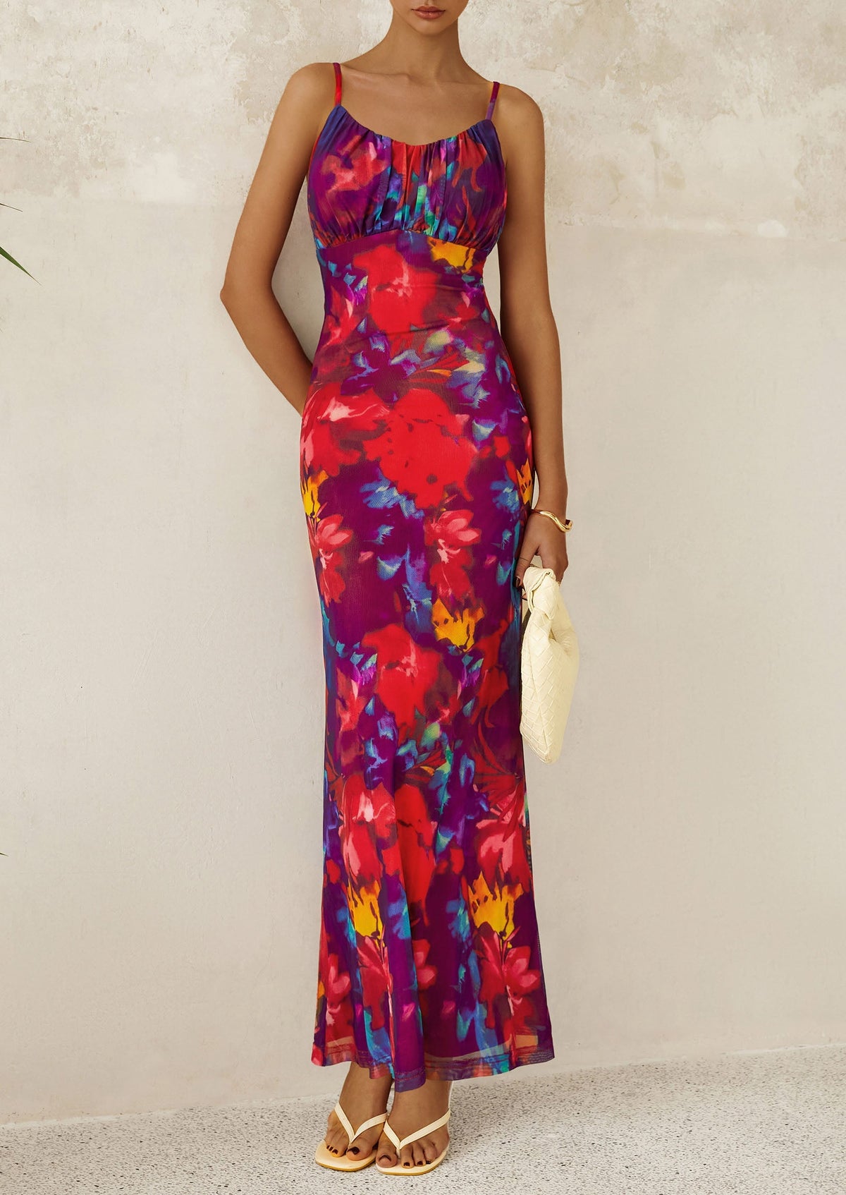 Floral Bodycon Maxi Dress - Sleeveless, Cocktail - photo 16