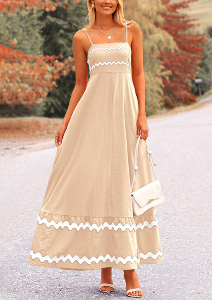 Light Blue Flowy Maxi Dress - Sleeveless, Casual - photo 18