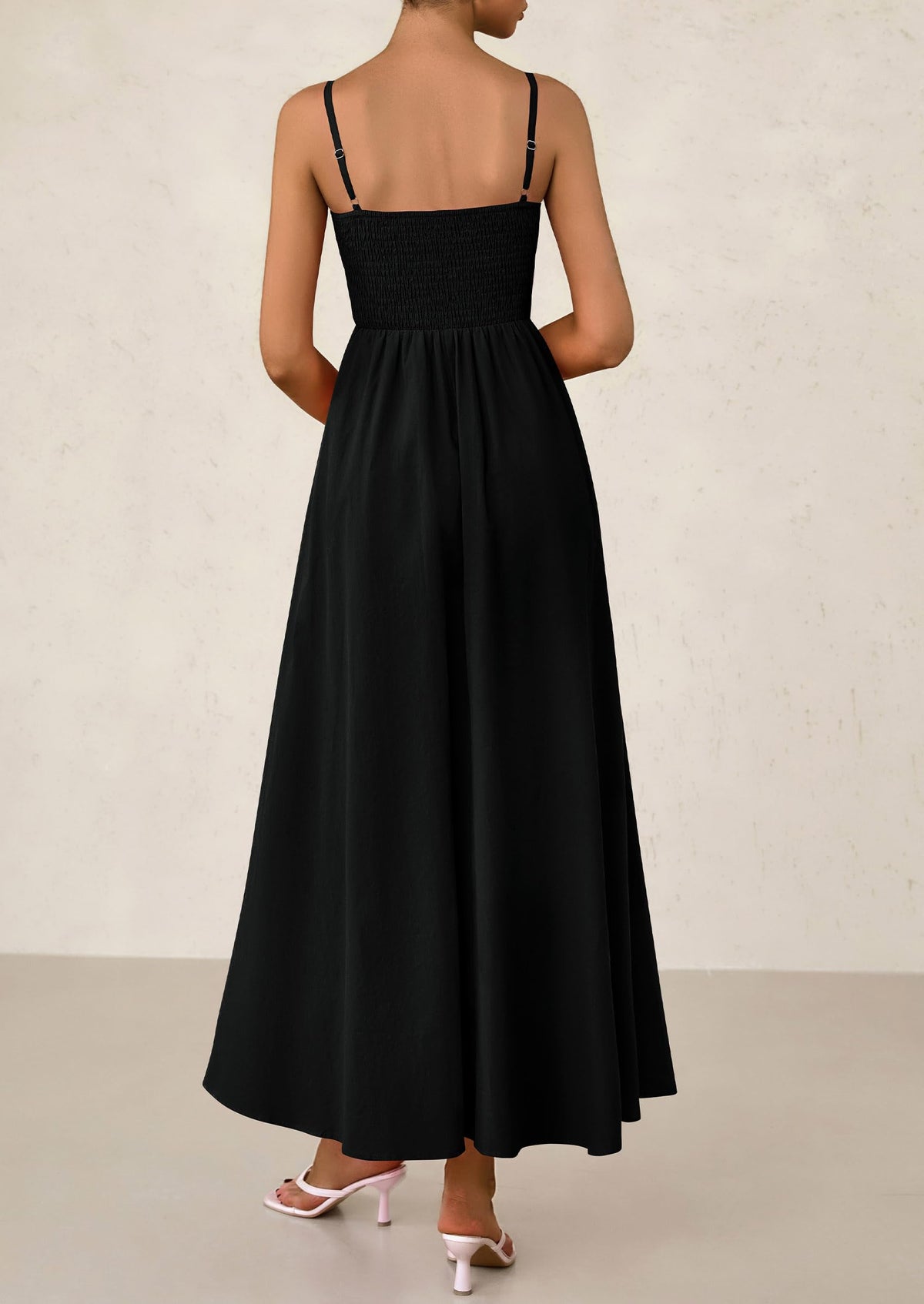 Smocked Swing Maxi Dress - Spaghetti Strap, Beach - photo 17