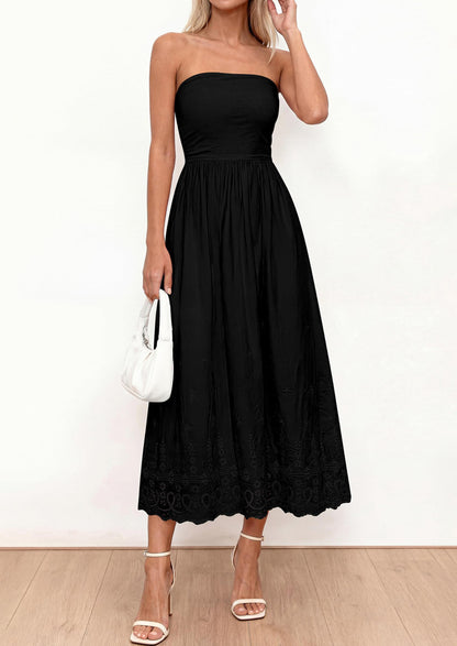 Eyelet Maxi Dress - Sleeveless, Beach - photo 17