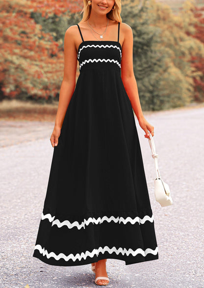 Light Blue Flowy Maxi Dress - Sleeveless, Casual - photo 26