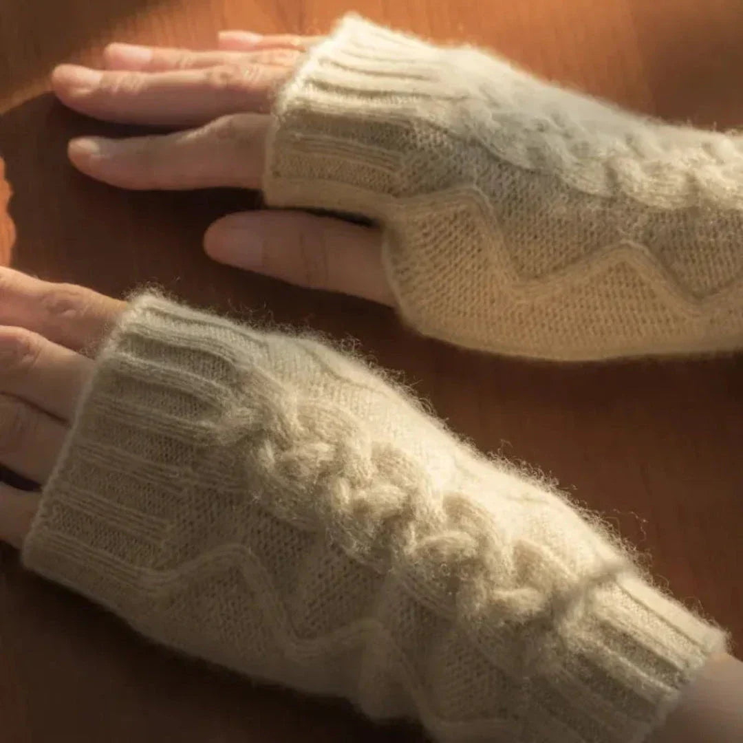 Blake Cashmere Fingerless Gloves