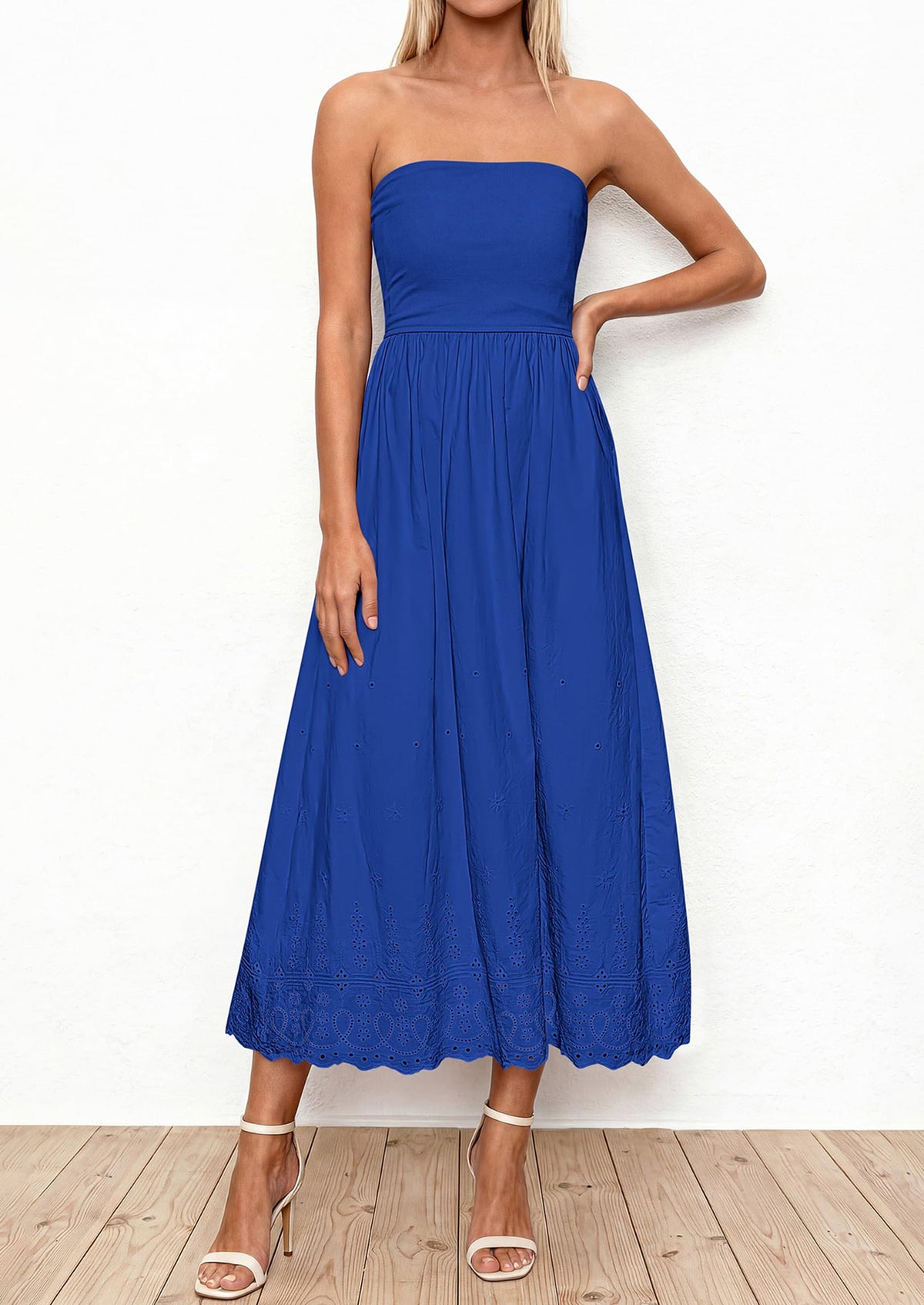 Eyelet Maxi Dress - Sleeveless, Beach - photo 22