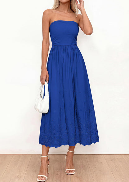 Eyelet Maxi Dress - Sleeveless, Beach - photo 23
