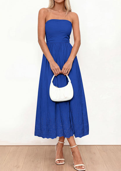 Eyelet Maxi Dress - Sleeveless, Beach - photo 24
