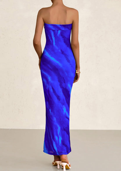 Bodycon Maxi Dress - Strapless - photo 11