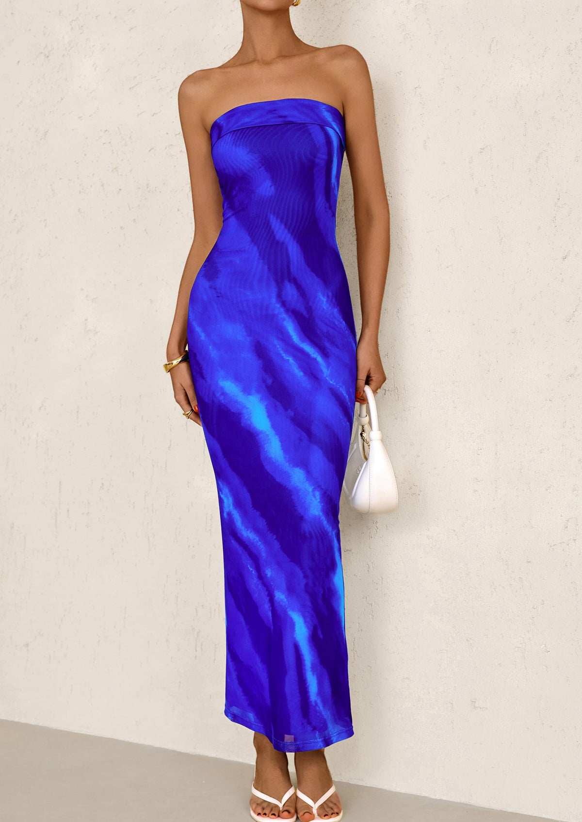 Bodycon Maxi Dress - Strapless - photo 13