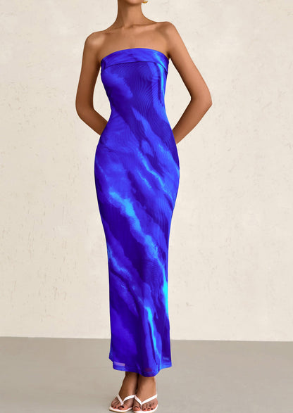 Bodycon Maxi Dress - Strapless - photo 14