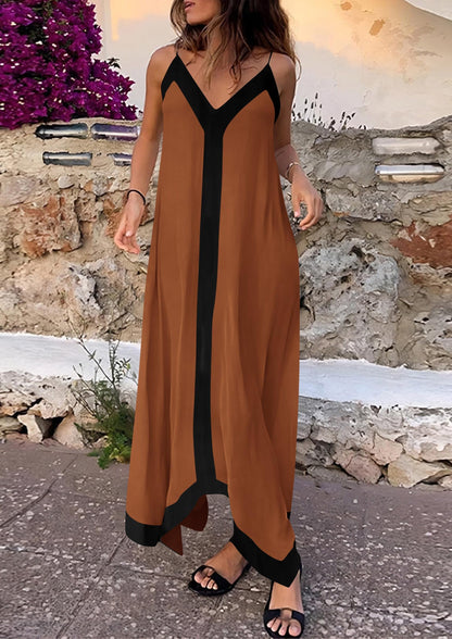Flowy Maxi Dress - Sleeveless, V-Neck, Party - photo 22