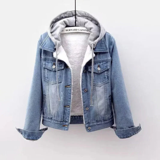 Orsenvi Women's Sherpa Hoodie Jacket