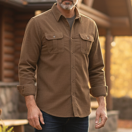 Carson Casual Corduroy Shirt