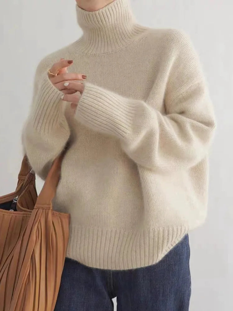 Sweater With High Collar