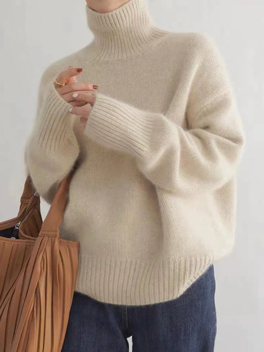 Sweater With High Collar