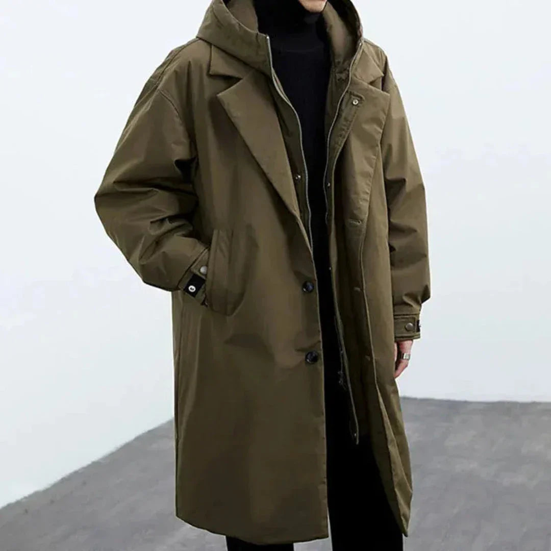 Daniel Hooded Trench Coat