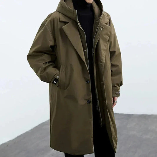 Daniel Hooded Trench Coat
