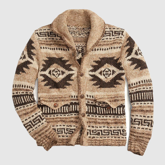 Felix Grant Aztec Knit Cardigan