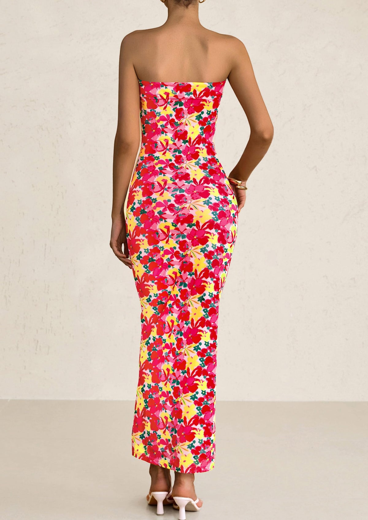 Bodycon Maxi Dress - Strapless - photo 25