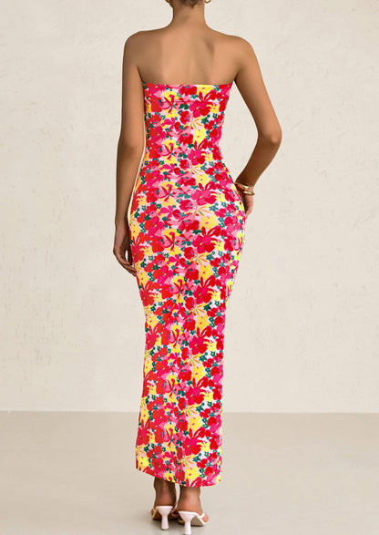 Bodycon Maxi Dress - Strapless - photo 25